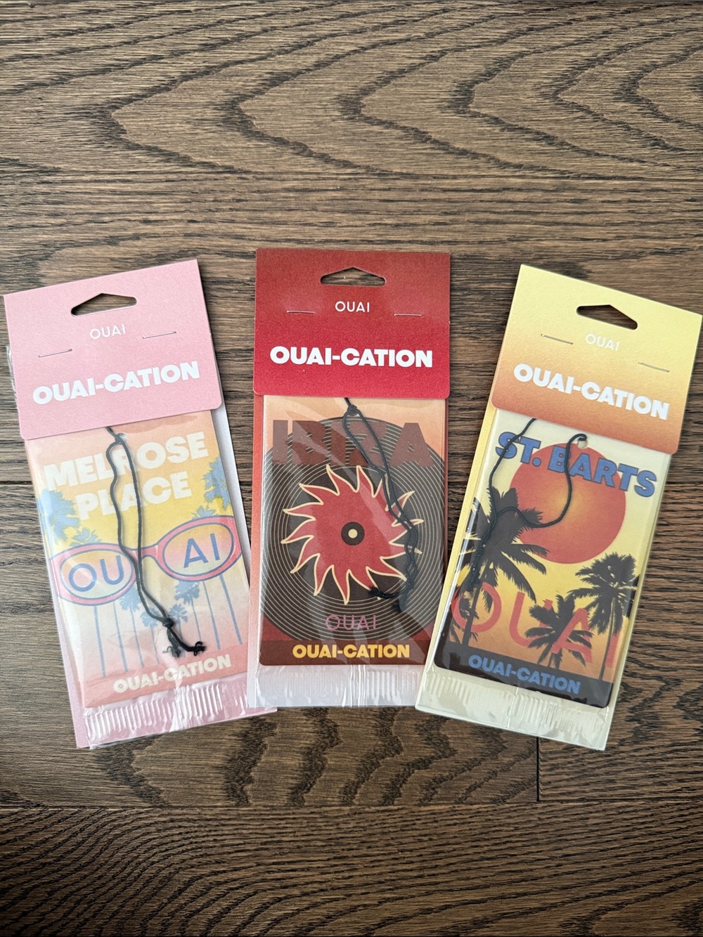 OUAI-CATION Set of 3 Car Air Fresheners